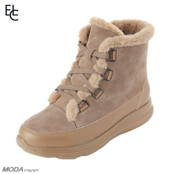 軽量クッションファー起毛防寒女性ブーツ 2XWA14XL_GN