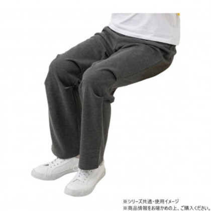 ケアファッション 座・ビューティフォー裏起毛ニットパンツ(婦人) ネイビー M 82203411