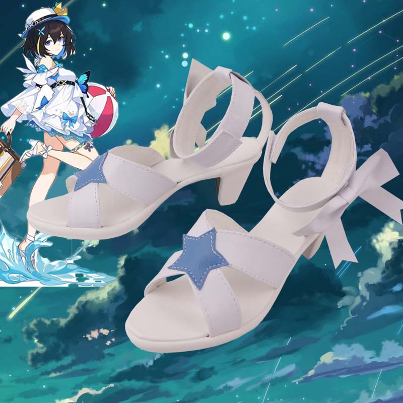 期間限定値!下!げ 崩壊3崩壊3夏雪铃兰希児cosサンダルアニメコスプレシューズ