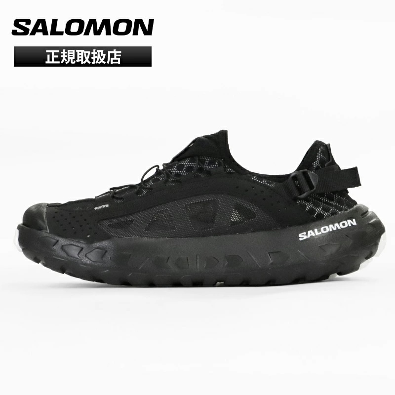 サロモン SALOMON スニーカー レディース SOLAMPHIBIAN ウォーターシューズ 靴 メッシュ 速乾 新作 ブラック L479427 ブランド [正規取扱店]