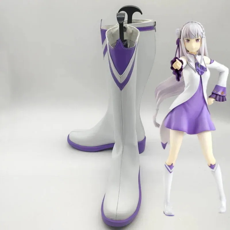 Re:ゼロから始める異世界生活　エミリア　コスプレ　靴　ブーツ