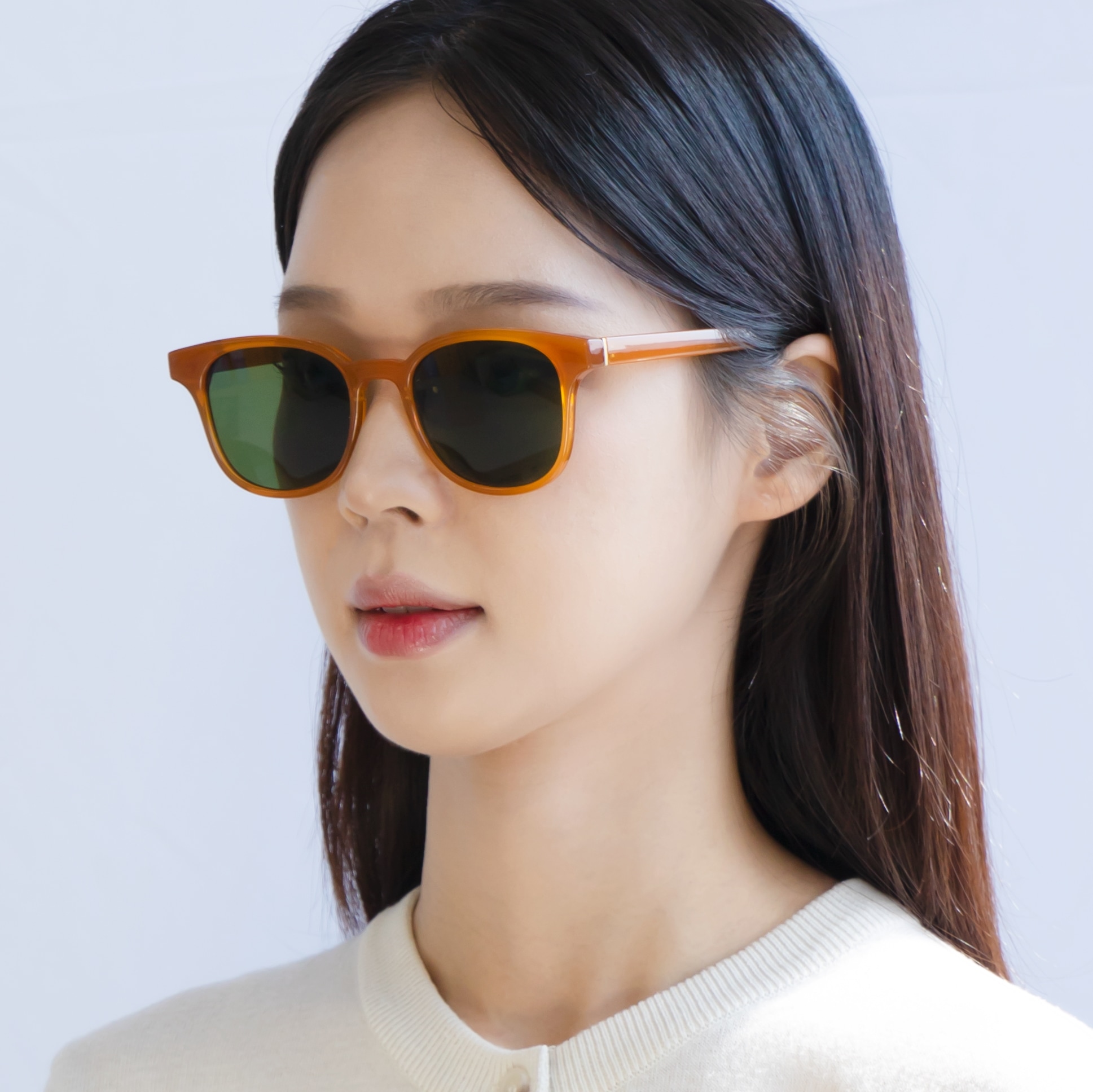 韓国サングラス・UVカット眼鏡・ファッション・軽量・人気レディースレンズ