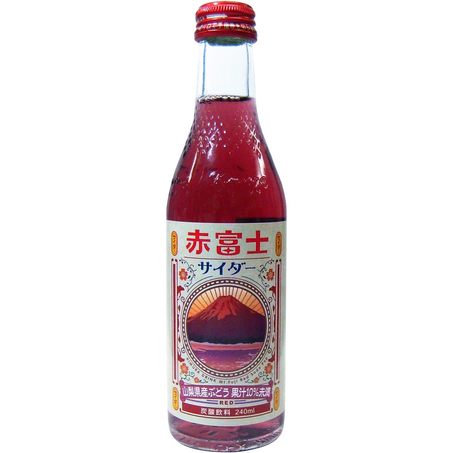 木村飲料 赤富士サイダー 240ml×20本