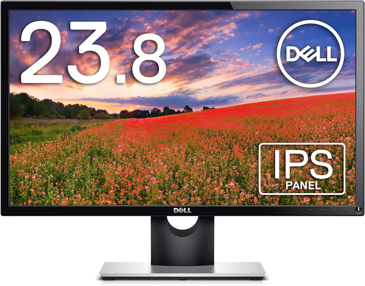 SE2416H 23.8インチ モニター 3年間交換保証/フルHD/IPS非光沢/HDMI・D-Sub15ピン/傾き調整【Amazon.co.jp限定】