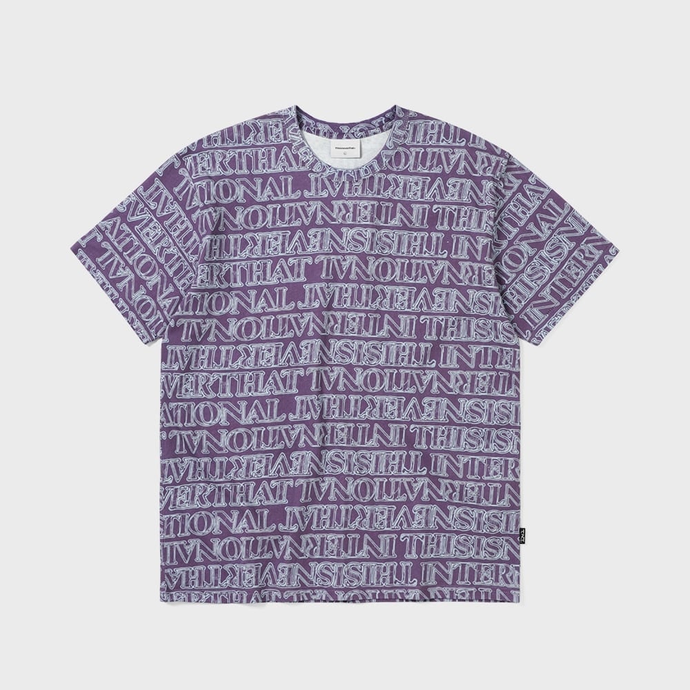 ディス・イズ・ネヴァー・ザット・グラスロゴ T シャツフクシア 5,272円