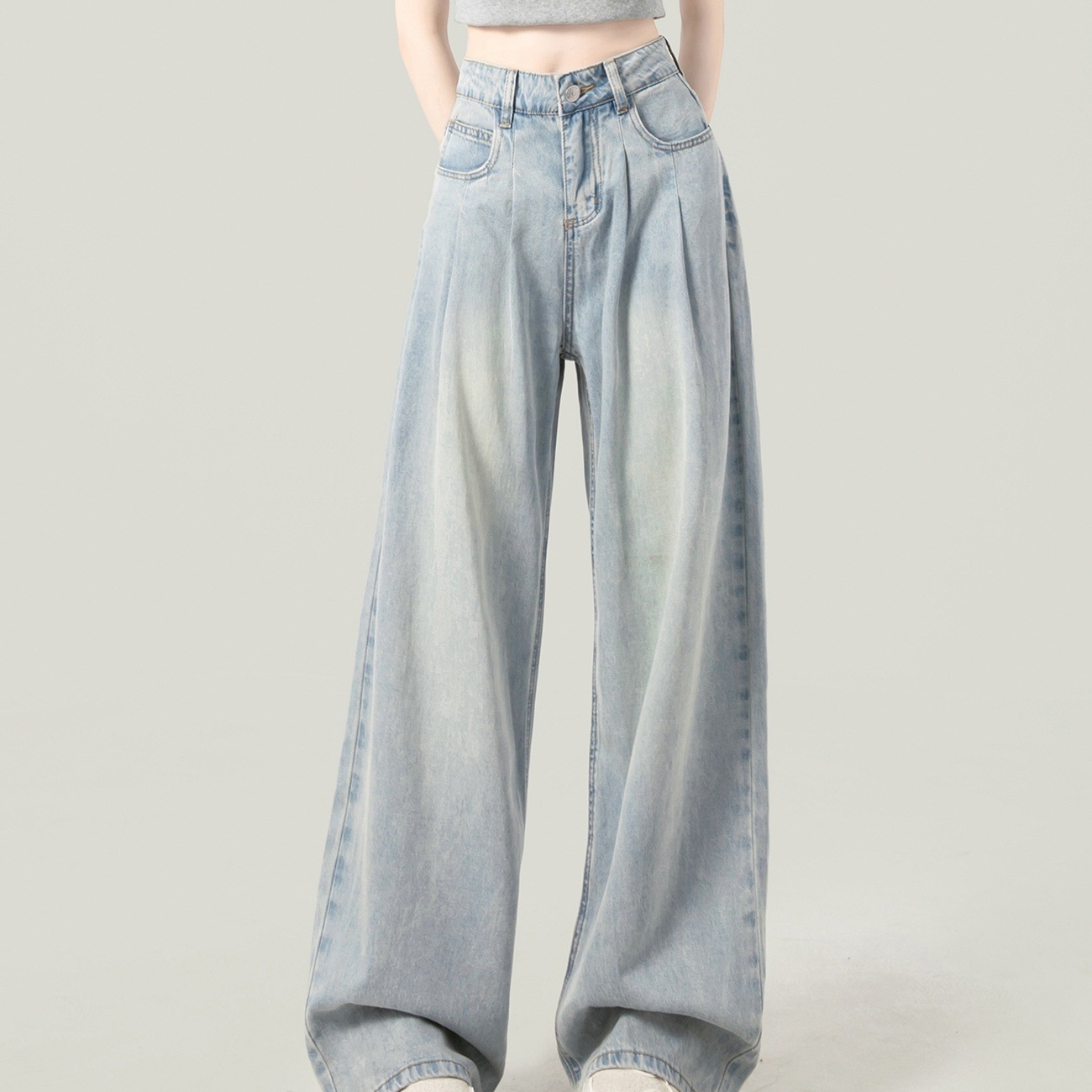 ボトムス パンツ ロングパンツ デニムパンツ ワイド ジーンズ Gパン ハイウエスト ポケット かわいい 大人可愛い きれいめ シンプル 上品 おしゃれ かっこいい カジュアル こなれ感 個性的