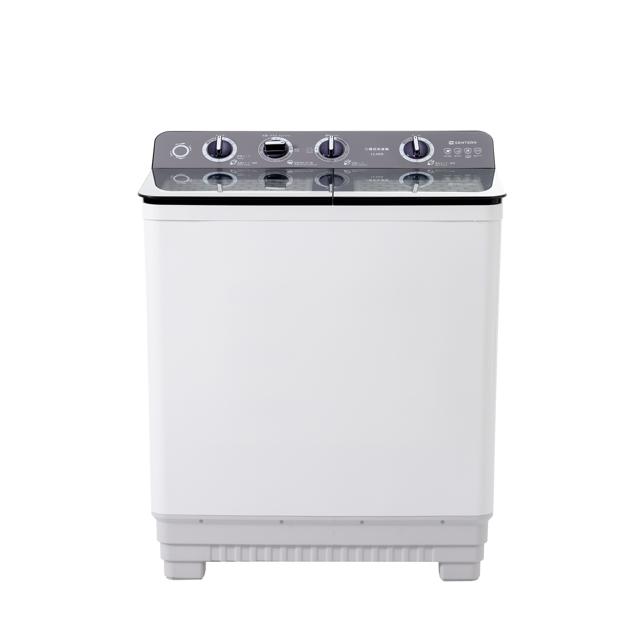 【国内発送Ｍ】479【新品】【二槽式】洗濯機 洗濯容量13kg 脱水容量10kg 13キロ キレイ タイマー コンパクト 一人暮らし 節電 二槽式洗濯機 ステンレス槽 まとめ洗い 脱水器 縦型洗濯機