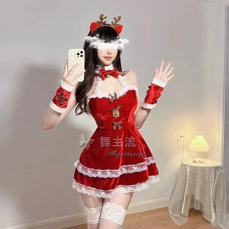 【急速出荷!】二枚目は300引きですクリスマスコフレ 24クリスマスdsパフォーマンス衣装新人ガールズグループゴーゴがステージをリード可愛い雰囲気cosクリスマス衣装ダンス衣装サンタコスプレ