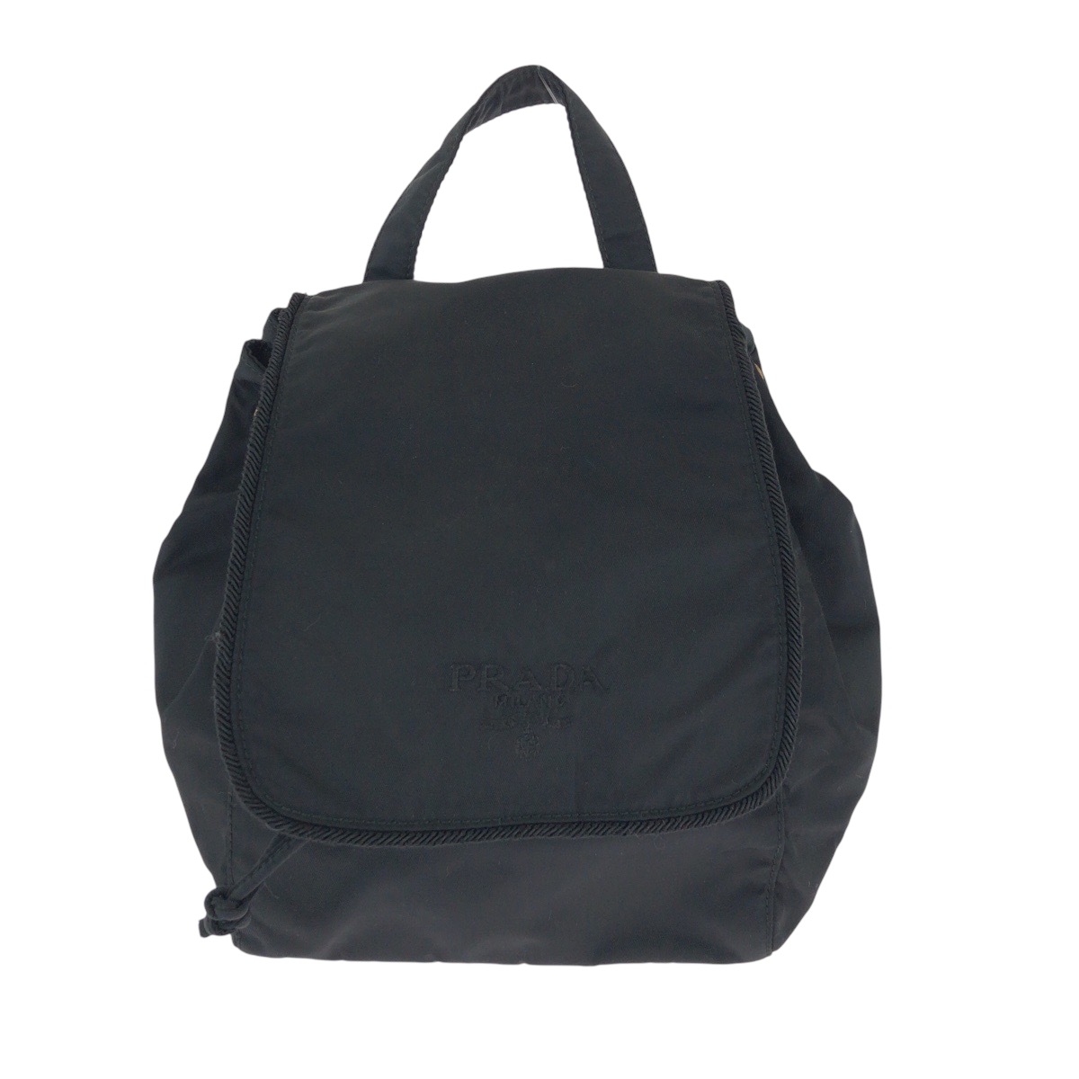 ヴィンテージ テスート 刺繍 ブラック 黒 ゴールド金具 ナイロン リュックサック バックパック レディース 409534