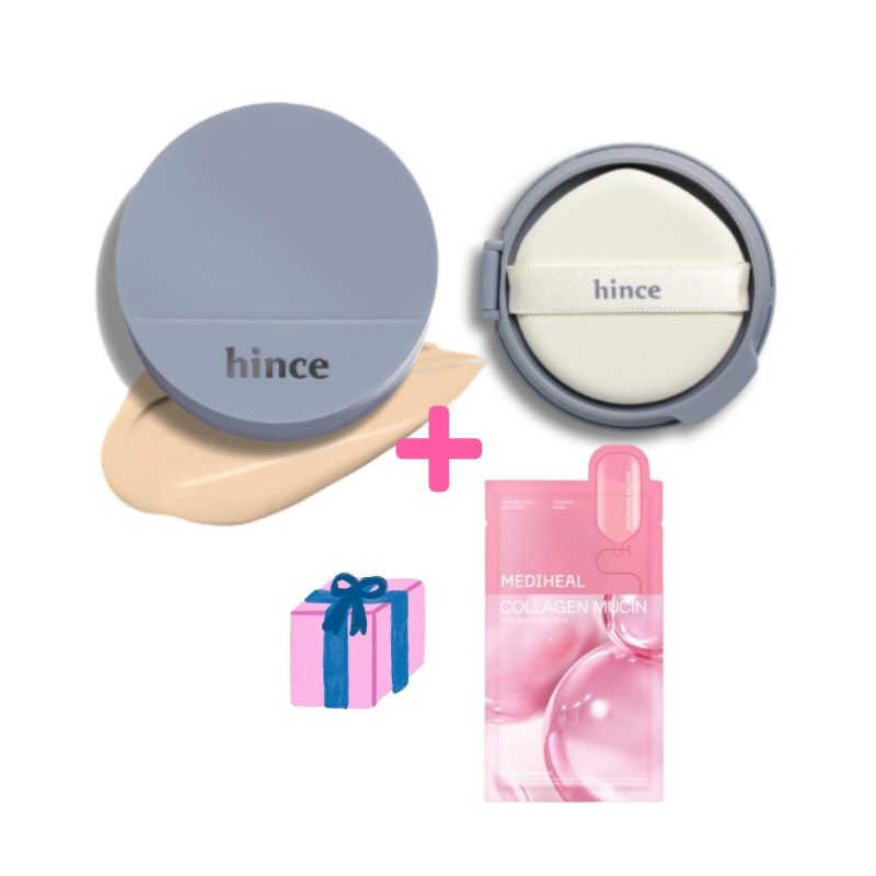 【公式/韓国正品】メディヒールマスクパック贈呈/セカンドスキン メッシュ マット クッション 12g 本品＋リフィル毛穴カバー 密着マット 崩れにくい クッションファンデ