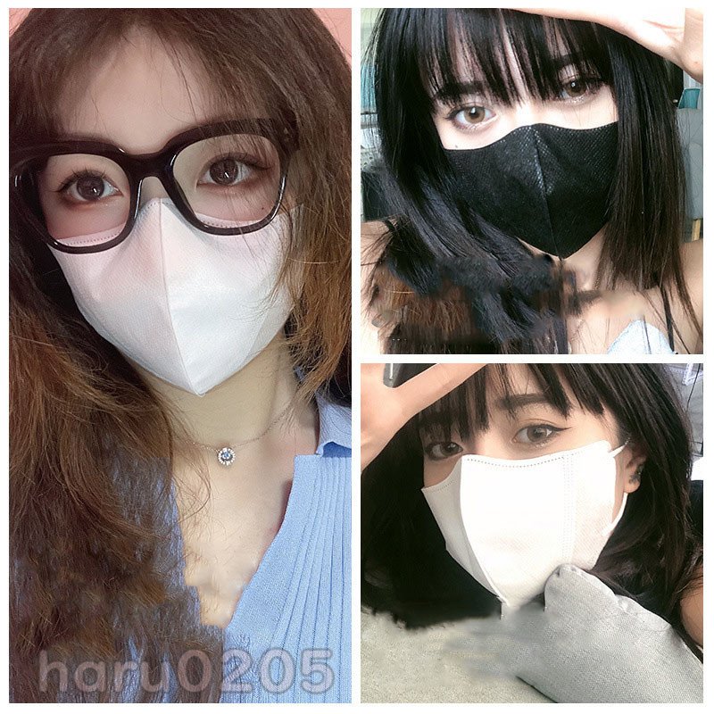 【10個セット】立体マスク 50枚 不織布マスク 不織布 3D立体マスク 使い捨て 3層 N95 通勤 通学 白 黒 ウイルス対策 通気性 口元快適 女性 小顔効果 男女兼用