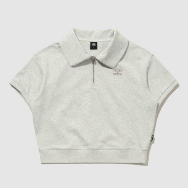 半袖Tシャツ KQF UQ222CFS41-OAT ウーマンズ半袖カラーマンツーマン / オートミール