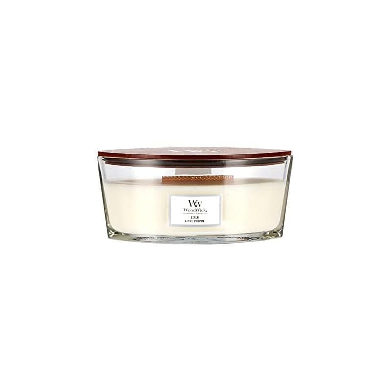 Wood Wick ハースウィックL 「 リネン 」 キャンドル フレッシュ W940053012