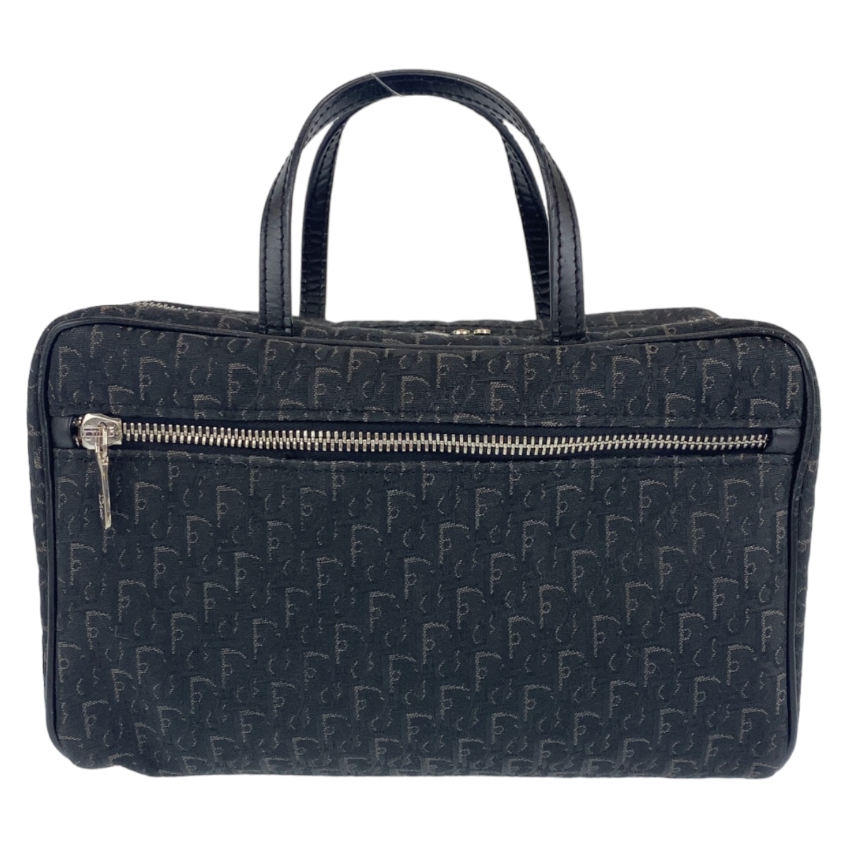 美品 トロッター オブリーク ストリートシック ブラック シルバー金具 キャンバス/レザー MC0053 ハンドバッグ バニティバッグ レディース 503424 29,250円