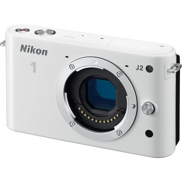 【中古】ニコン Nikon ミラーレス一眼 ニコン Nikon 1 J2 ボディー ホワイト N1J2WH