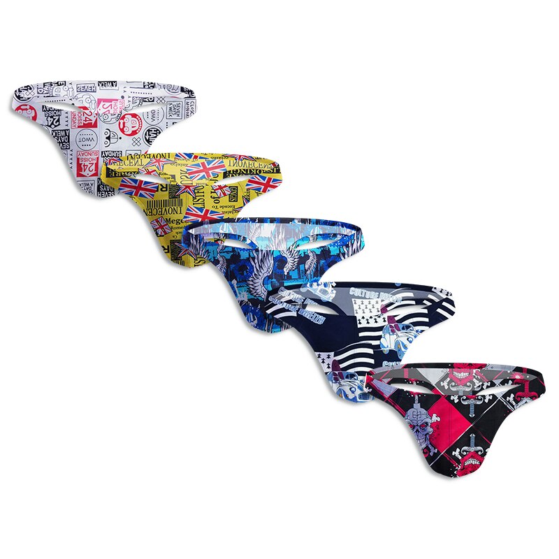 5ピース/ロットブランドセクシーなゲイ男性下着モーダル低通気性クイックドライ男性ひもgストリング高品 6,336円