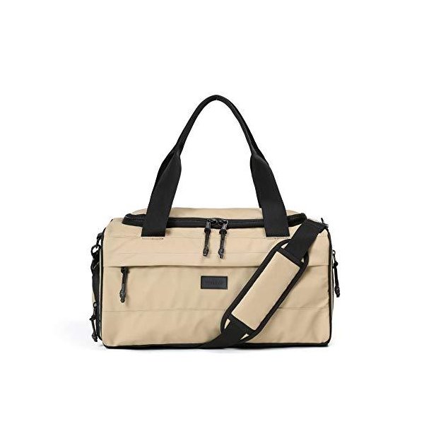 Vooray Boost Duffel， Waterproof Gym Bag with Shoe Compartment， Accessory Pockets， Small Overnight Tr