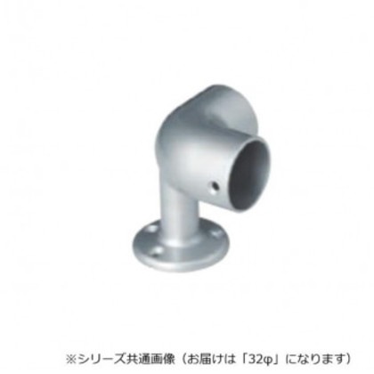 シロクマ ステンA形コーナーエルボ シルバー ABR-118 32φ