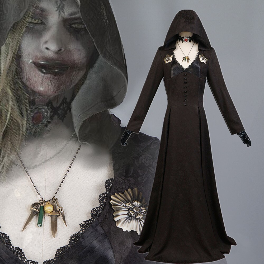 コスプレ衣装 コスチューム ダニエラドミトレスク ヴィレッジ バイオハザード8 スーツ ハロウィン 2025年新作入荷コスプレ