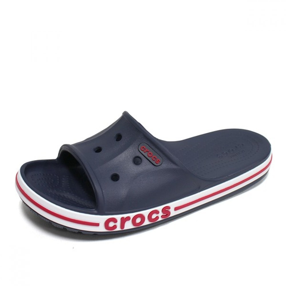 [クロックスシューズ] クロックスバヤバンドスライドネイビー205392-4CC