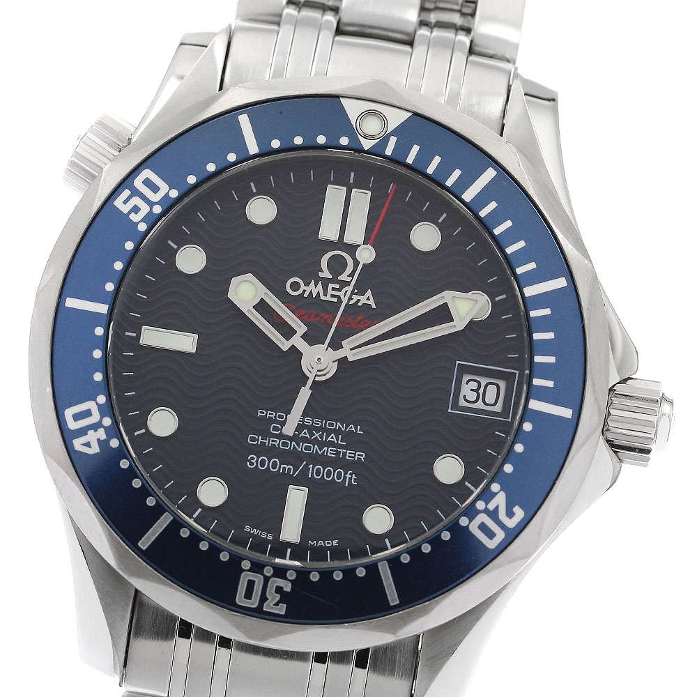 オメガ OMEGA 2222.80 シーマスター300 デイト コーアクシャル 自動巻き ボーイズ 良品 _898831【中古】 185,800円