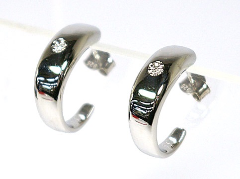 8218ORECCHINI 1PONT DIAMOND PIERCED EARRINGS DIAMO