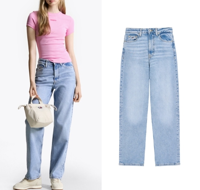 Slim Straight Denim Pants (T32F6NEA14TWT11AB)