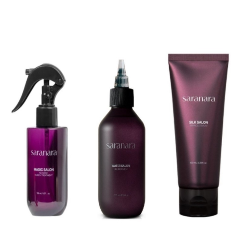 【正規品】[3点セット] シルクサロン ミラクルバーム100ml+マジックサロン ノーウォッシュ インリッチトリートメント150ml+ウォーターサロン シルクトリートメント200ml