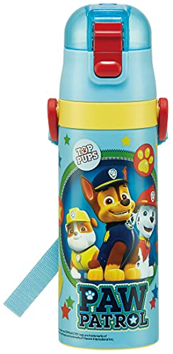 色:パウパトロール スケーター 子供用 ステンレス キッズ 水筒 直飲み 470ml パウパトロ