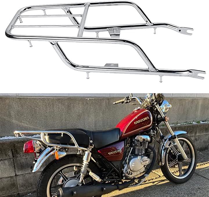 バイクキャリア リアキャリア テールラゲッジ スズキ SUZUKI GN125 GN125H ラゲッジボックス リアボックス