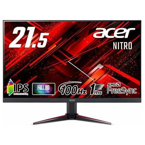 VG220QE3bmiix NITRO 液晶ディスプレイ(21.5型/19201080/HDMIミニD-Sub/スピーカー：あり/IPS/非光沢/フルHD/16:9/250cd/1ms)