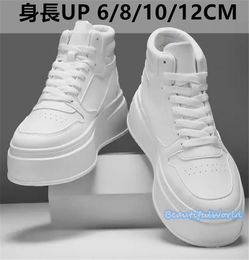 シークレットシューズ メンズ12cm 10cm 8cm 6cm UP シークレットスニーカー 背が高くなる靴 厚底 紳士靴 快適 通気性 走れる靴 スニーカー24nanszgx29