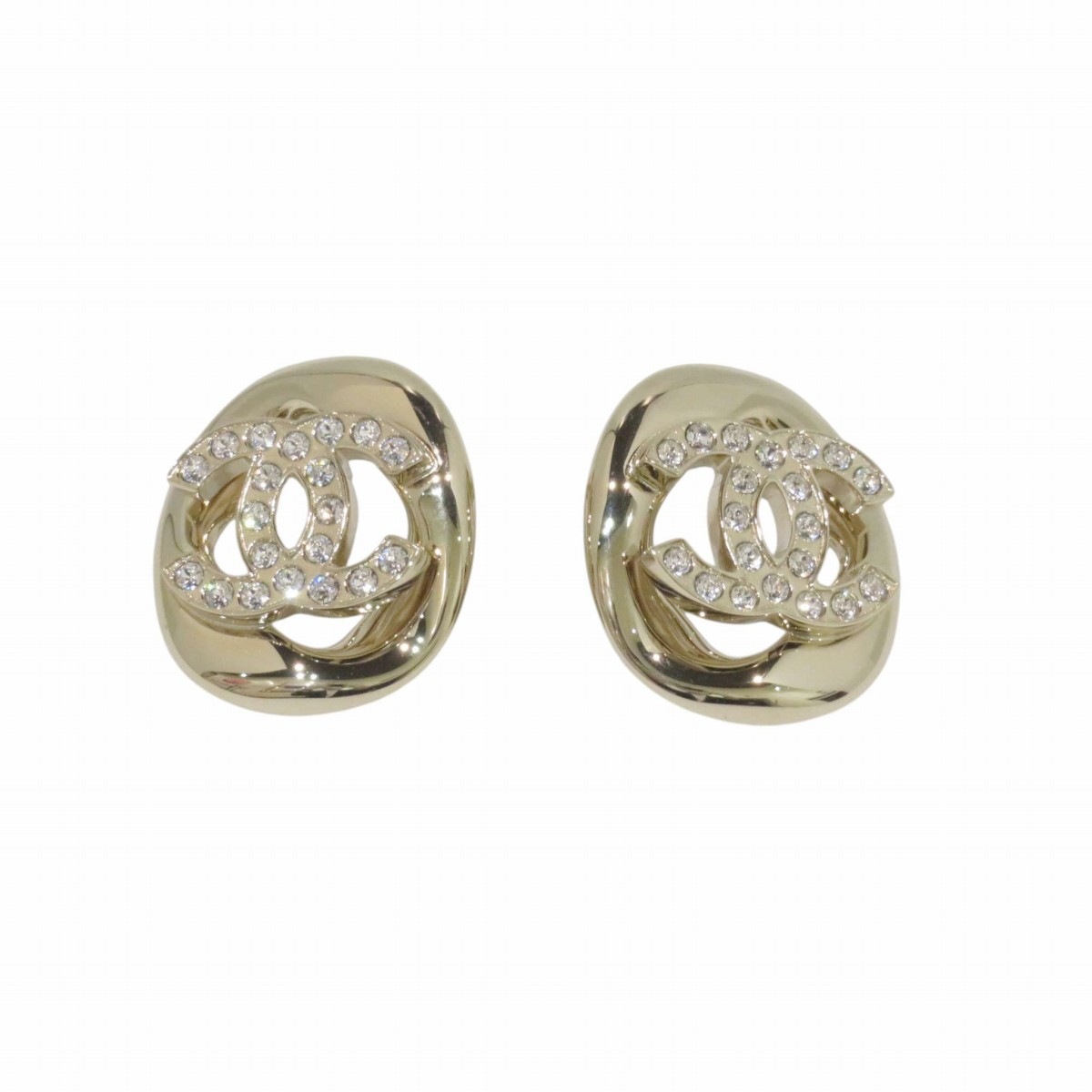 シャネル ピアス　アクセサリー 合金 中古