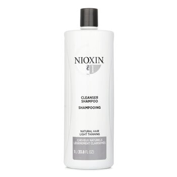 Nioxin ダーマ ピュリファイング システム 1 クレンザー シャンプー (ナチュラル ヘア, ライト シンニング)
