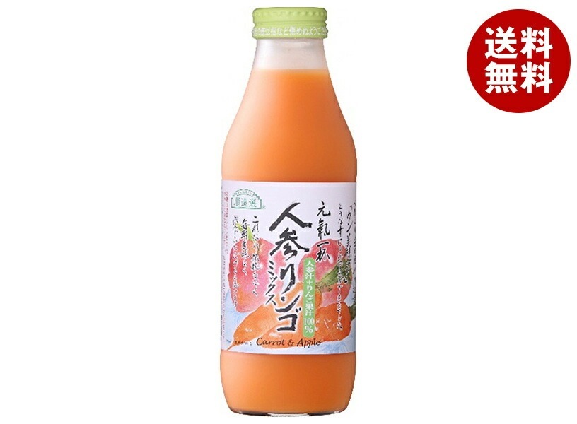 マルカイ 順造選 人参りんごミックス 500ml瓶×12本入