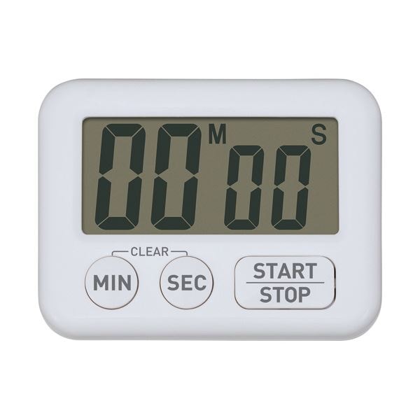 （まとめ） アスウィル抗菌タイマー ホワイト KT119W 1個 [x5セット]