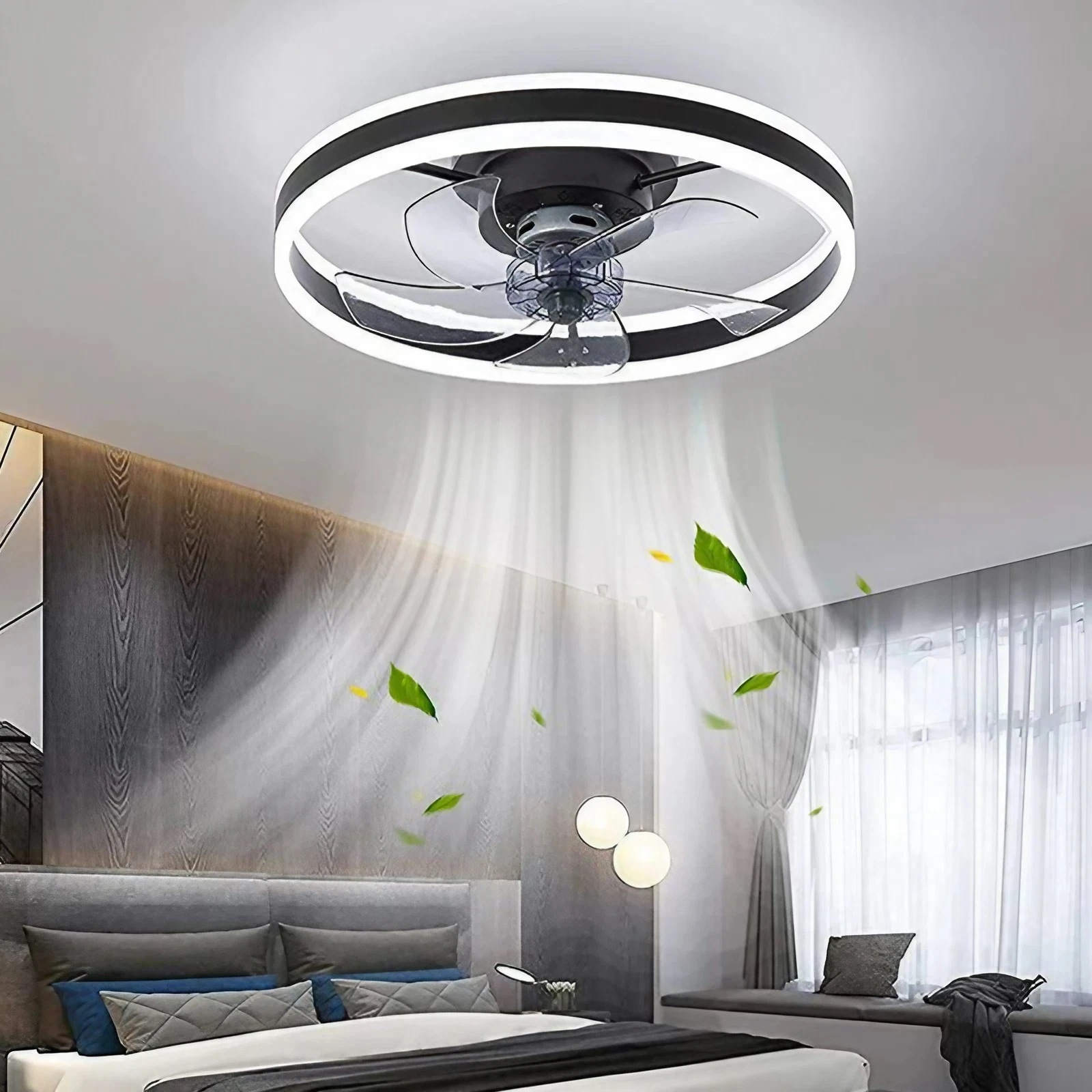 シーリングファンライト DCモーター LED おしゃれ 北欧 Bluetooth対応 シーリングファン オシャレ 6畳 8畳10畳 12畳 調光調色 音楽再生 APP対応 ファン付き照明 6段階風量調