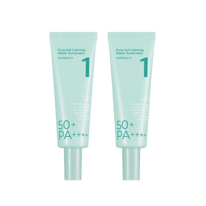 1番 青草水分コーティングUVクリーム SPF50+ PA++++ 2個/韓国コスメ