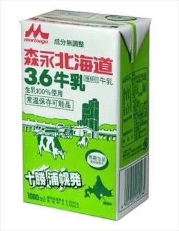 森永乳業 北海道 3.6牛乳 AB1000ml×12本【1ケース】