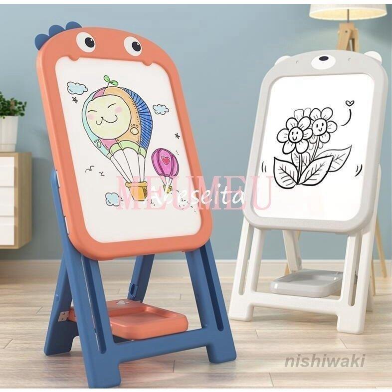 折りたたみ収納式マグネット画板 2 歳～5 歳男女子供知育玩具 ペン付き 誕生日・クリスマスプレゼント