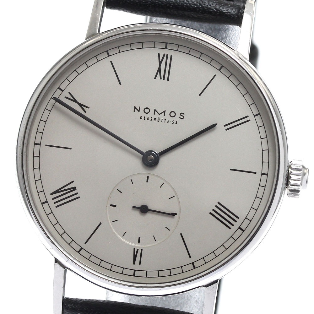ノモス NOMOS ラドウィッグ 35 スモールセコンド 手巻き メンズ _894395【中古】