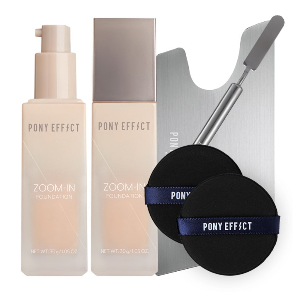 ポニーエフェクトズームインファンデーションセット001ペアアイボリー...1セット