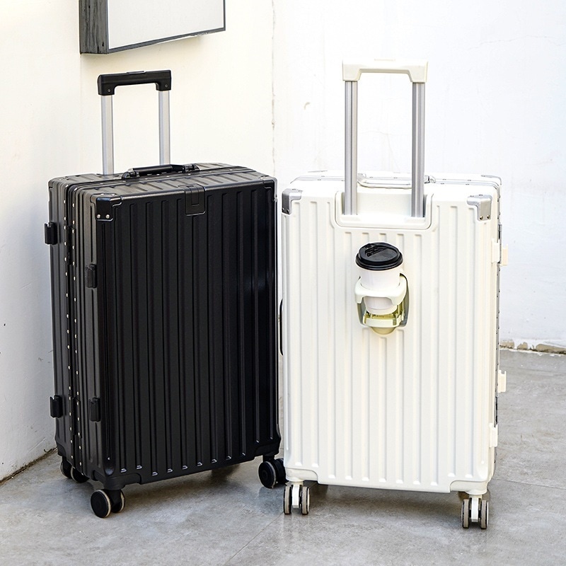 スーツケースのレバーケースアルミフレームスーツケース女性厚くしたパスワードケース学生がカップラック代金を結ぶ