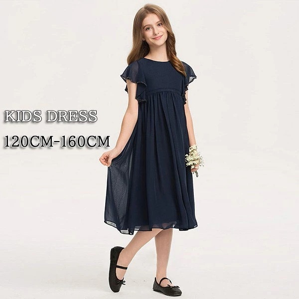 ドレス 子供 ピアノ 発表会 ピアノ発表会 中学生 ワンピース 女の子 ロングドレス 結婚式 ジュニア ピアノ発表会ドレス コンクール 袖付き パーティードレス イブニングドレス ロング キッズ ノー