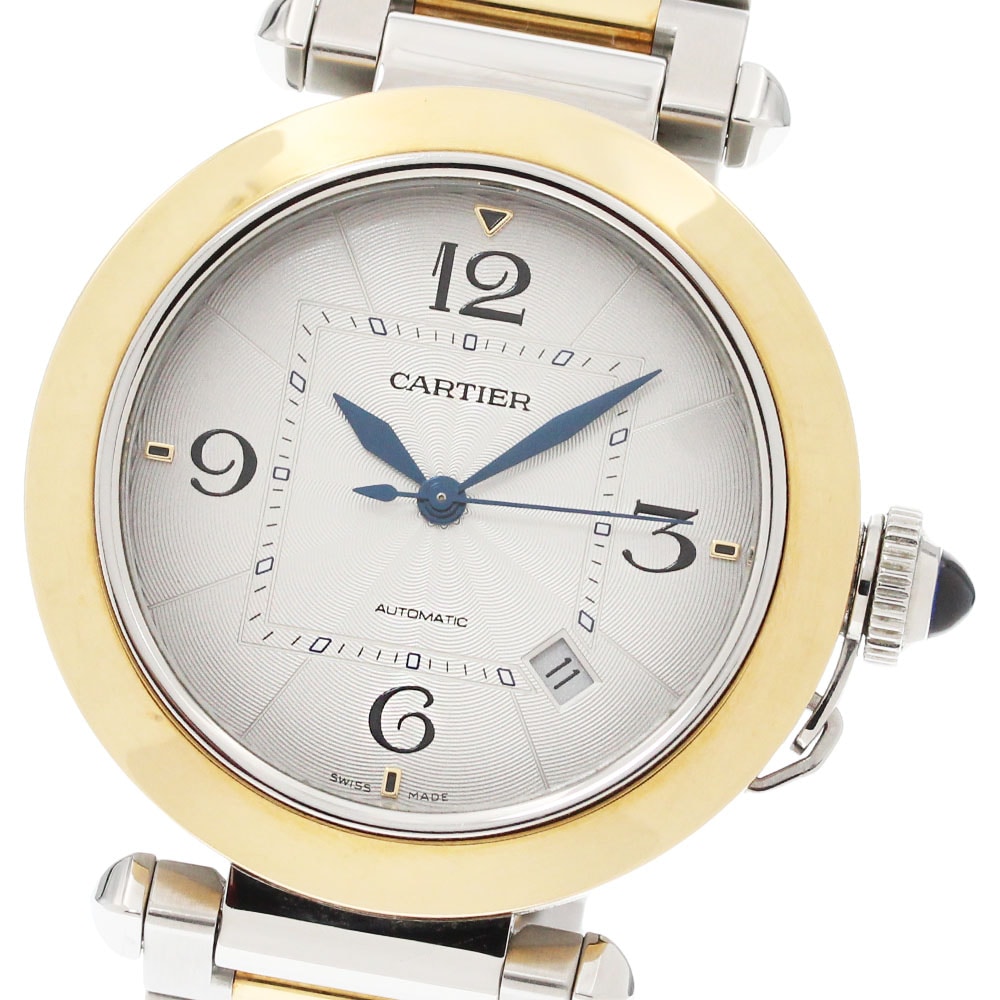 カルティエ CARTIER W2PA0009 パシャ ドゥ カルティエ 41ｍｍ YGコンビ 自動巻き メンズ 保証書付き_840158【中古】