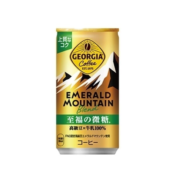 ジョージア エメラルドマウンテンブレンド 至福の微糖 185g 60本 （30本入2ケース）