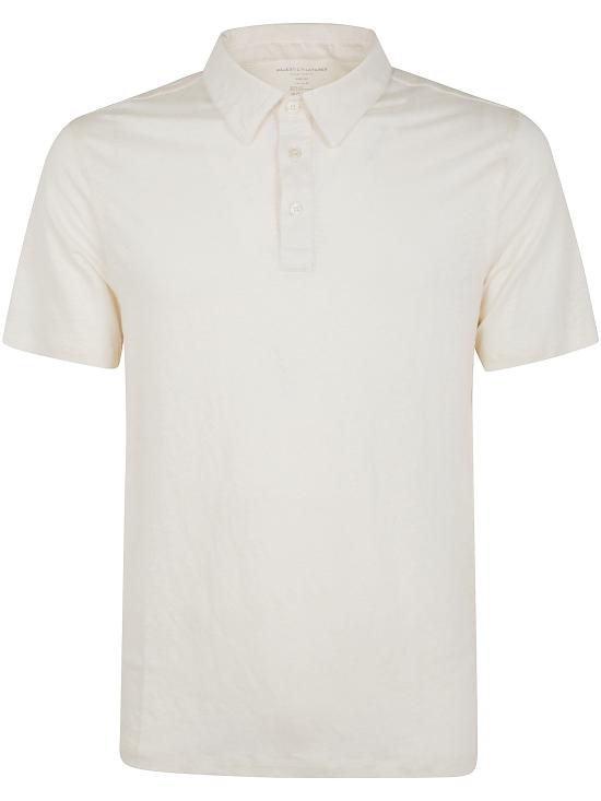 MAJESTIC FILATURES Men Polo Shirts S25M011 HPO089 104 CREAM