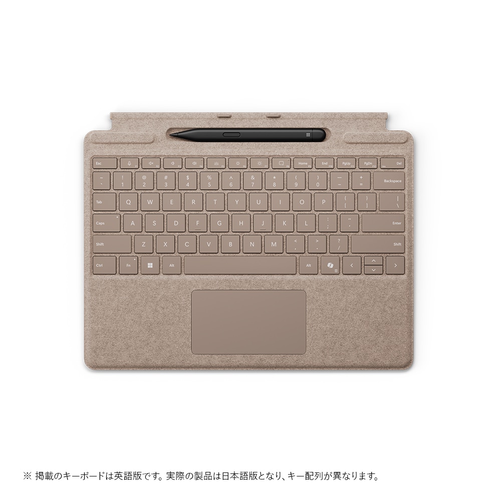 マイクロソフト 8X6-00163(PR-TPCV/DU Surface Pro キーボード(ペン収納付き/スリム ペン付き) デューン 8X600163PRTPCVDU