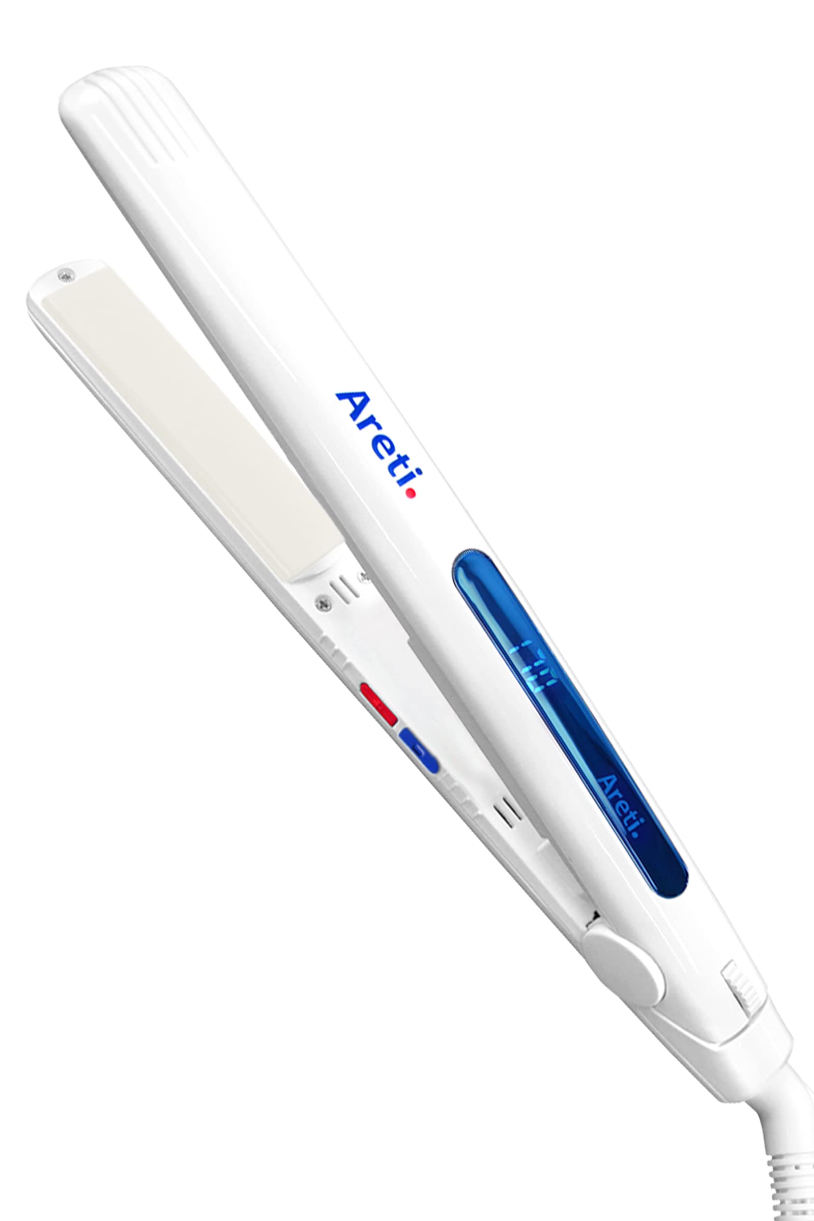 Areti(アレティ) 20mm ヘアアイロン ストレート カール 2way マイナスイオン 純 セラミック ハイブリッド i679PCPH-WH ストレートアイロン オールマイティ