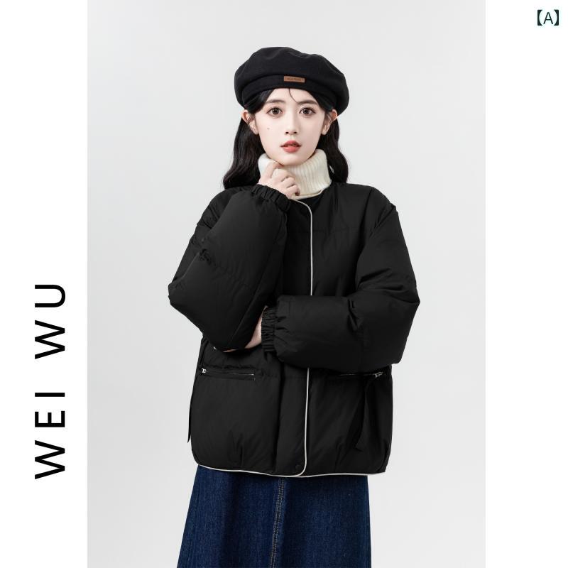 レディース 秋冬 ダウンジャケット アウター カレッジ カレッジ モテ服 韓国 大人 かわいい アップ 快適 暖かい 防寒 ウインタースポーツ 通勤 通学 デート イベント レジャー 女子会 旅行